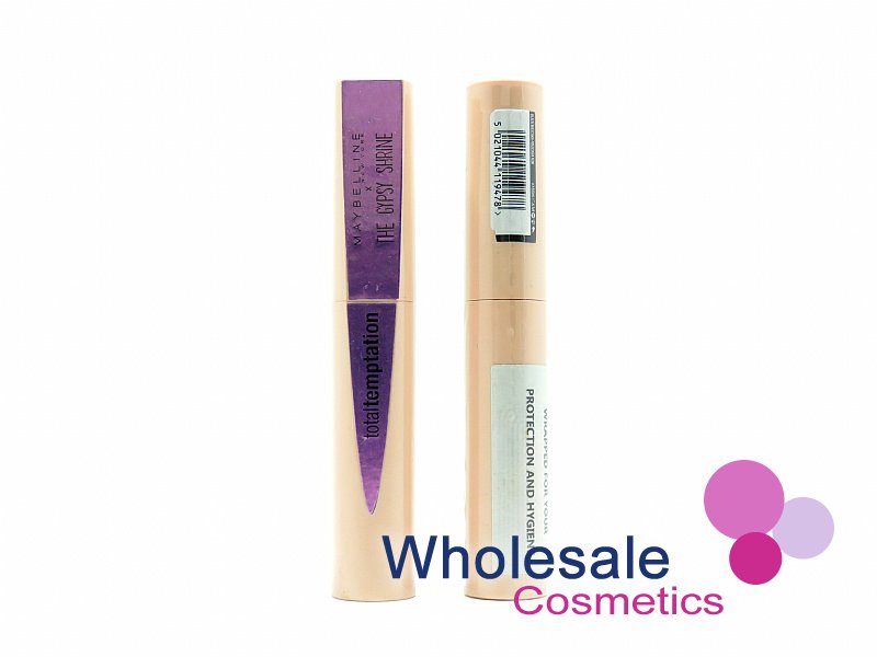 9 x Maybelline X The Gypsy Shrine Total Temptation Waterproof Black Mascara - PURPLE CASE